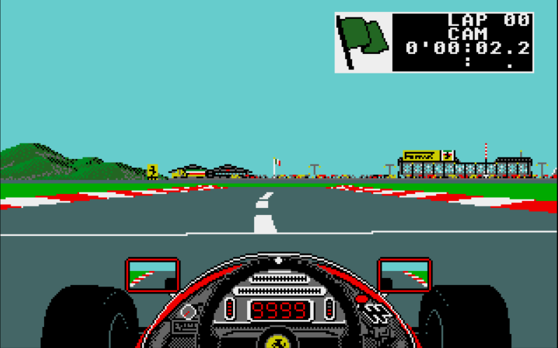 Ferrari Formula One - Atari ST game screenshot (1989) by Electronic Arts